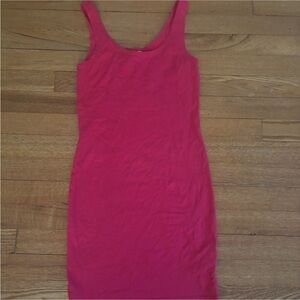 Divided Vibrant Pink Bodycon Dress